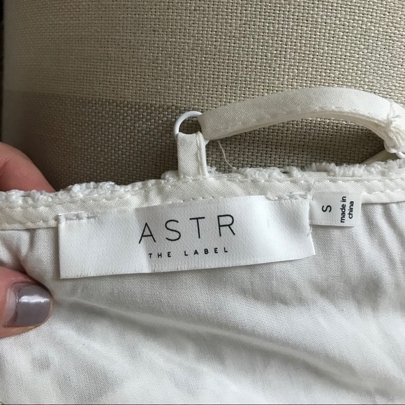 ASTR the Label White Lace A Line Midi Dress - Picture 7 of 7